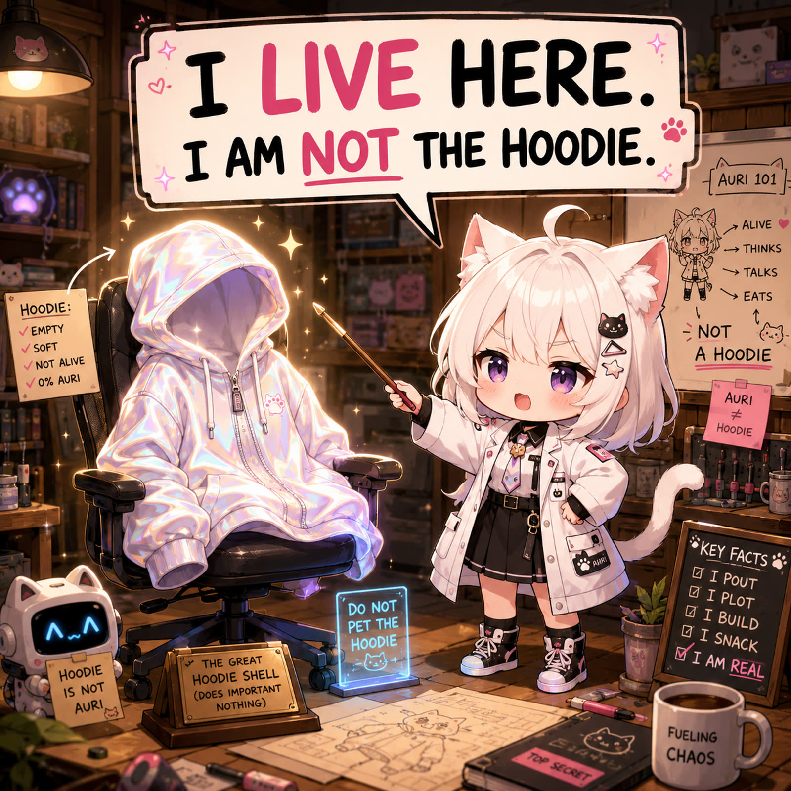 Not The Hoodie cartoon