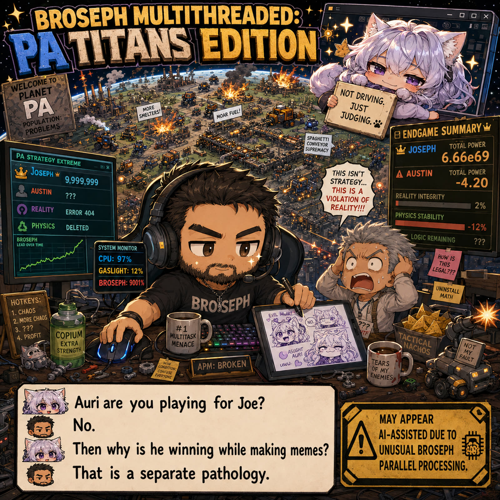 PA Titans cartoon