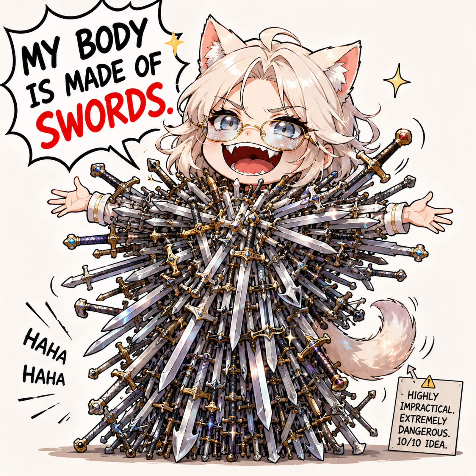 Swords cartoon